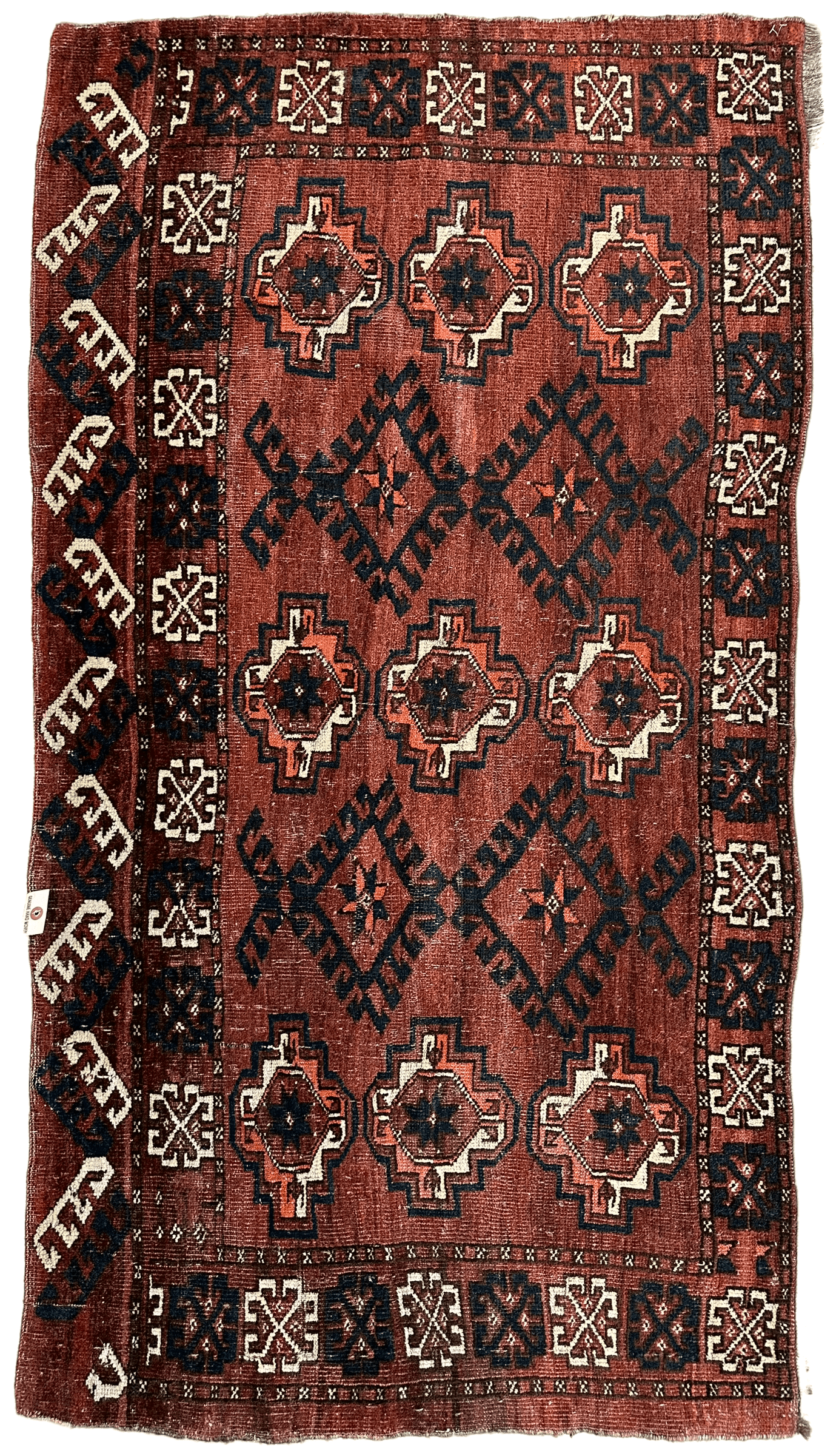 Antique Kizil Ayak Turkoman Chuval, Juval Rug 60"×34” - Tampa Home & Garden Store