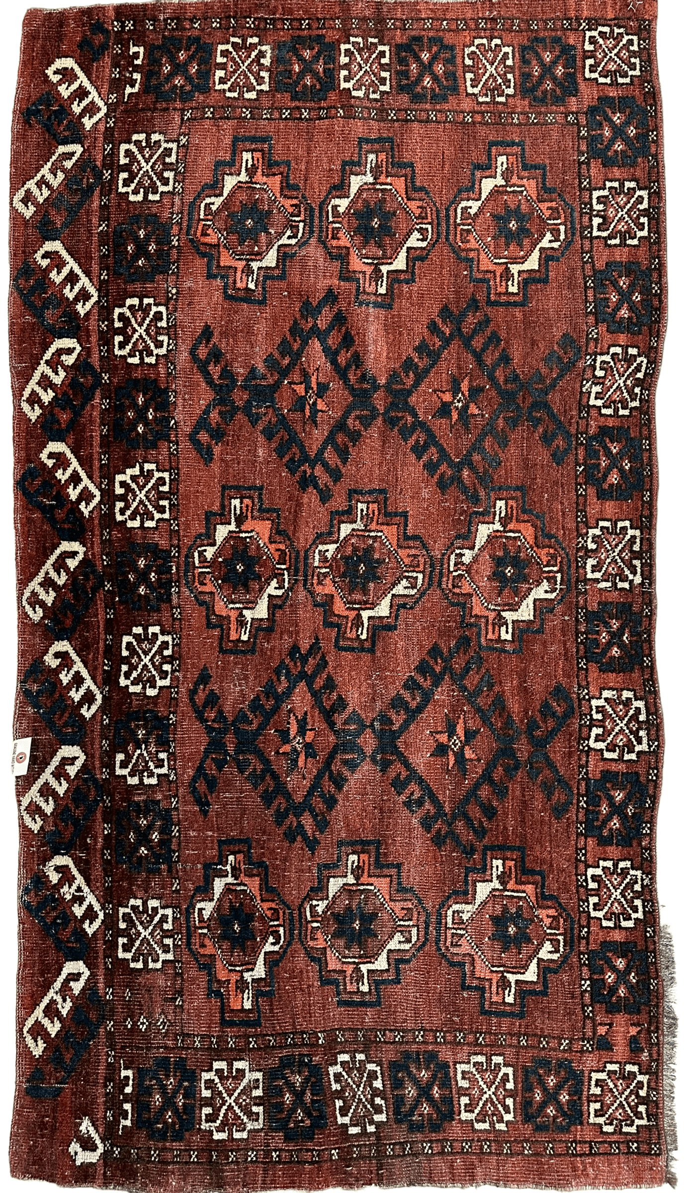Antique Kizil Ayak Turkoman Chuval, Juval Rug 60"×34” - Tampa Home & Garden Store