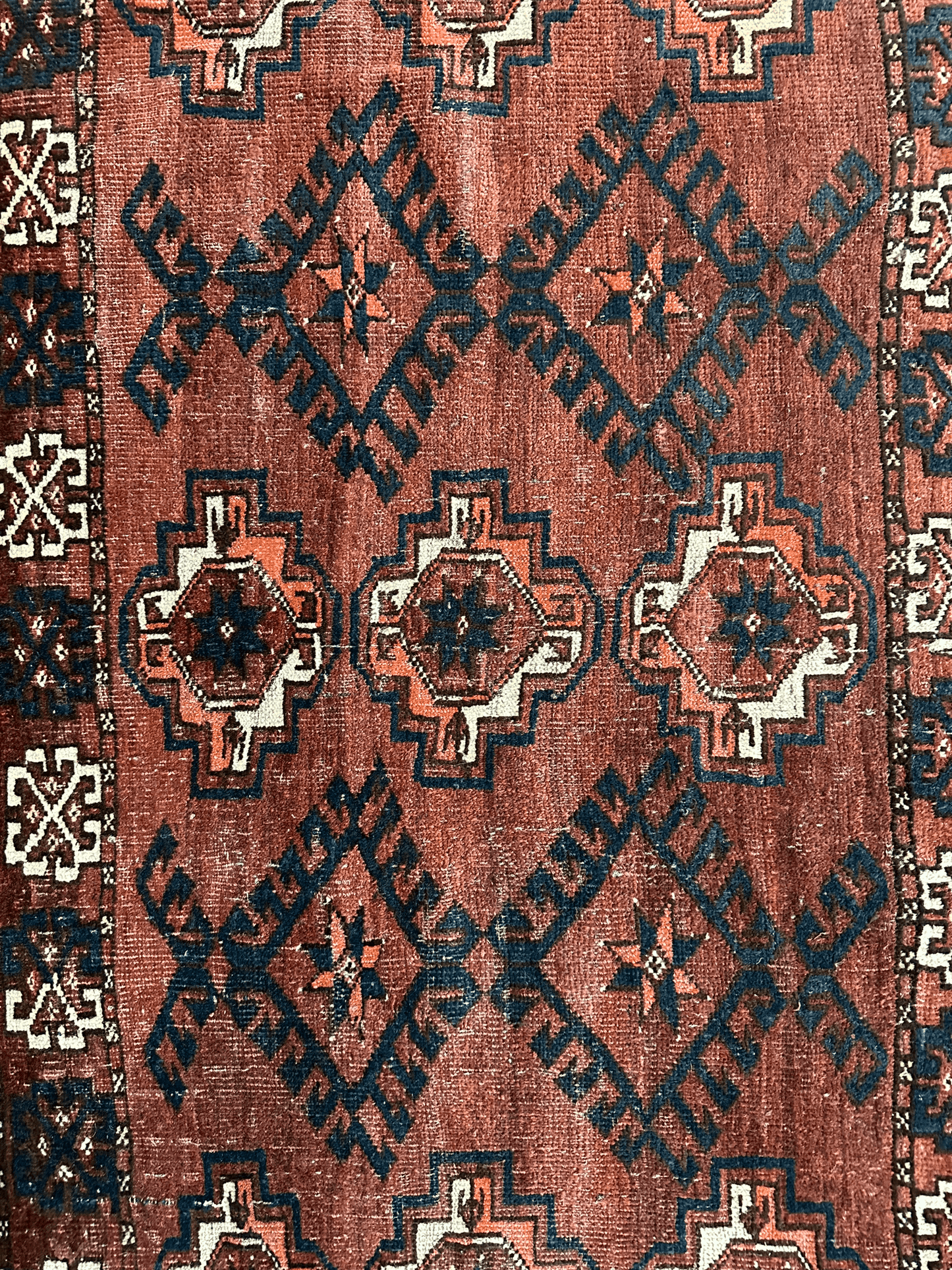 Antique Kizil Ayak Turkoman Chuval, Juval Rug 60"×34” - Tampa Home & Garden Store