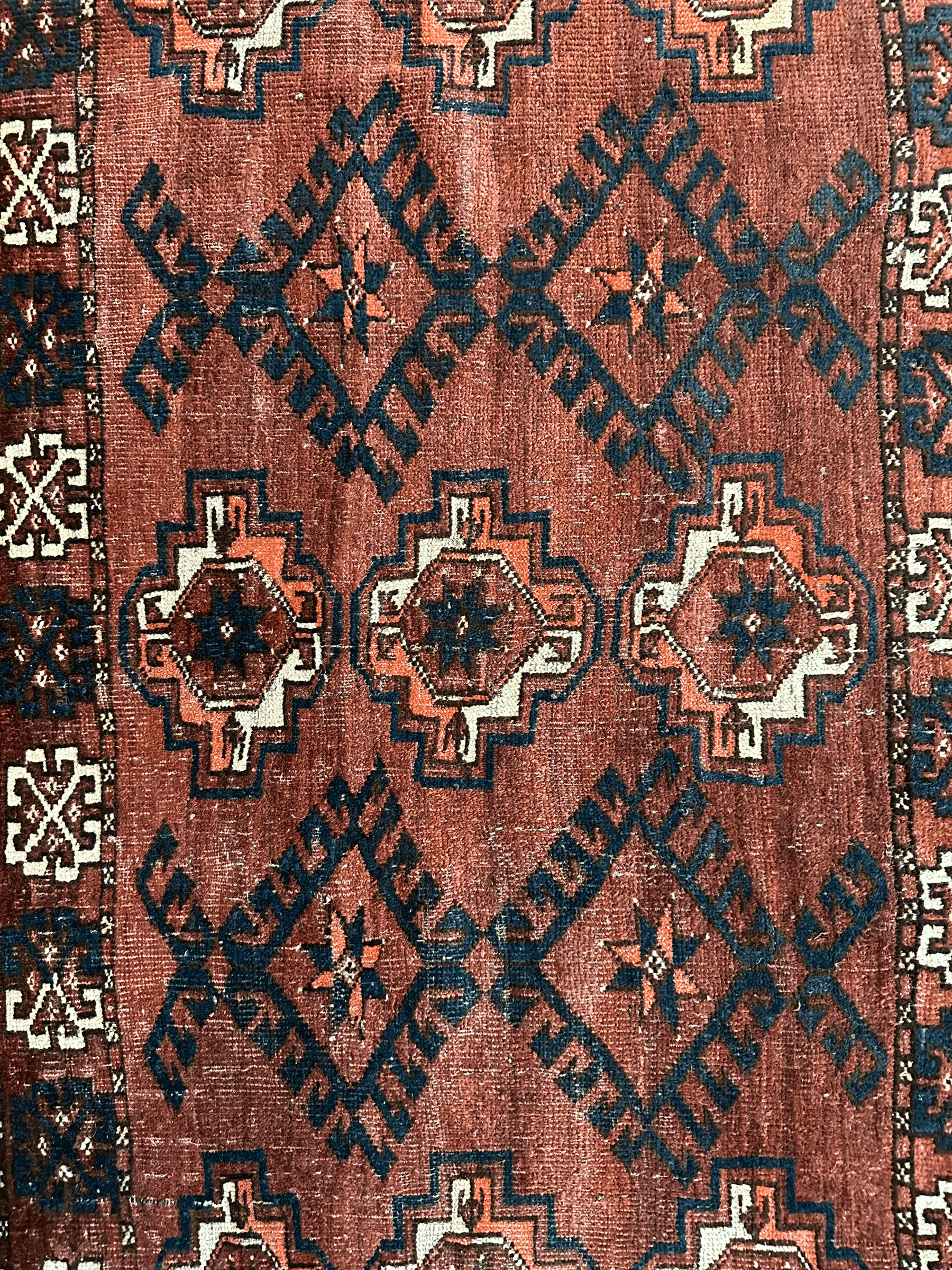 Antique Kizil Ayak Turkoman Chuval, Juval Rug 60"×34” - Tampa Home & Garden Store