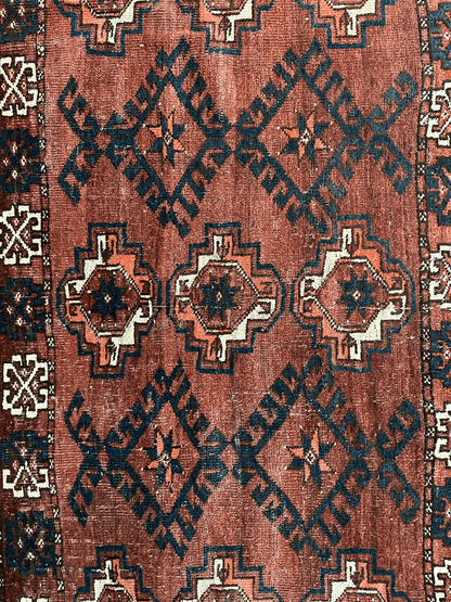 Antique Kizil Ayak Turkoman Chuval, Juval Rug 60"×34” - Tampa Home & Garden Store