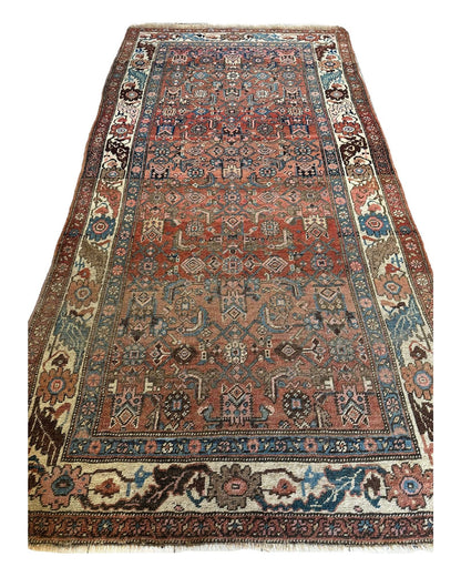 Antique Late 19th Century Persian Kurdish Gholtogh Rug 4 x 7 - Tampa Home & Garden Store