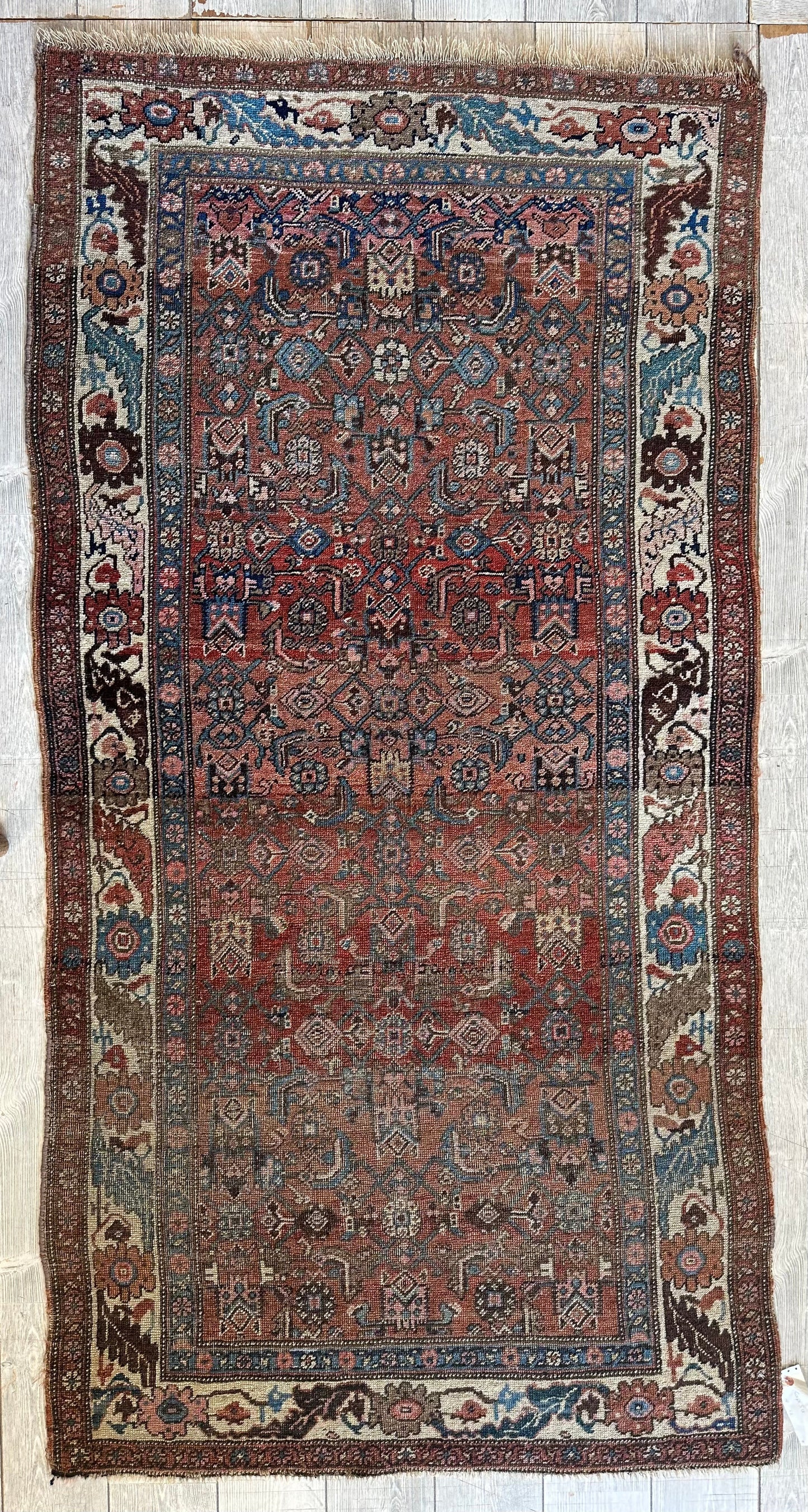 Antique Late 19th Century Persian Kurdish Gholtogh Rug 4 x 7 - Tampa Home & Garden Store