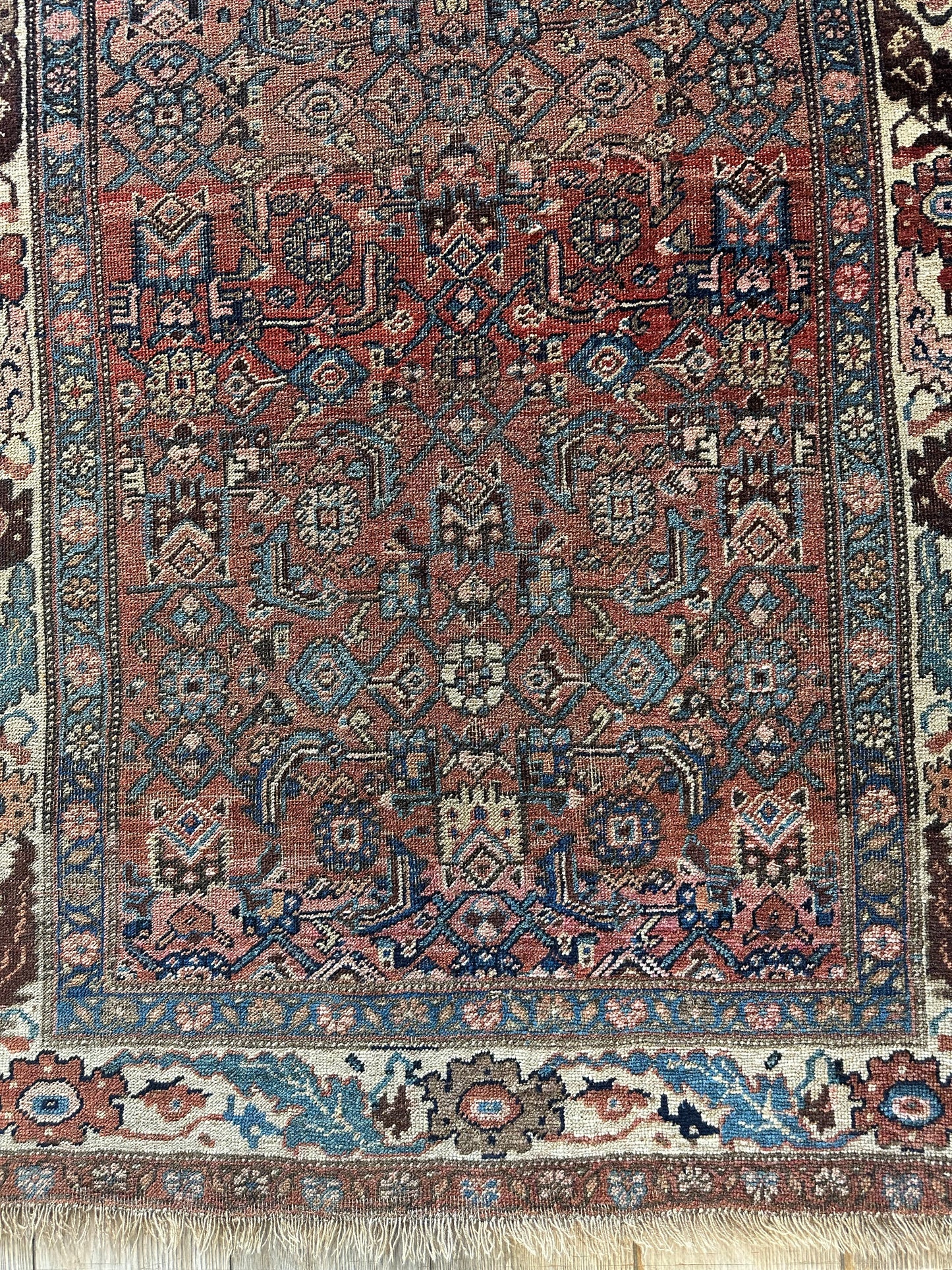 Antique Late 19th Century Persian Kurdish Gholtogh Rug 4 x 7 - Tampa Home & Garden Store