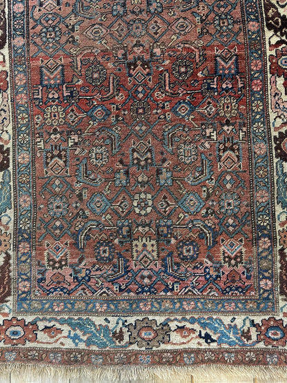 Antique Late 19th Century Persian Kurdish Gholtogh Rug 4 x 7 - Tampa Home & Garden Store