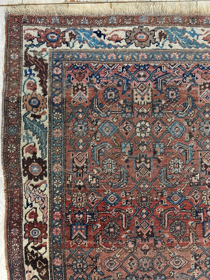 Antique Late 19th Century Persian Kurdish Gholtogh Rug 4 x 7 - Tampa Home & Garden Store