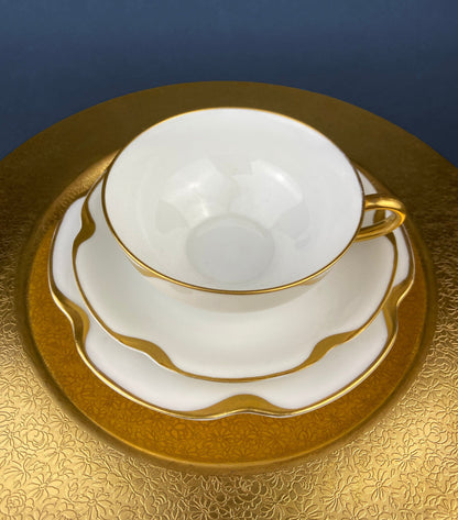 Antique Limoges Porcelain Serving Set. Tea or Coffee Cup with Saucer,  Dinner, and Salad Plates. Finest Porcelain by Haviland, France. - Tampa Home & Garden Store