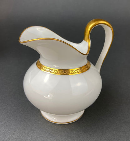 Antique Limoges Porcelain Tea Set. Set of Six Wedding Band Cups and Saucers, Teapot, Creamer and Sugar Bowl.  Haviland, France. - Tampa Home & Garden Store