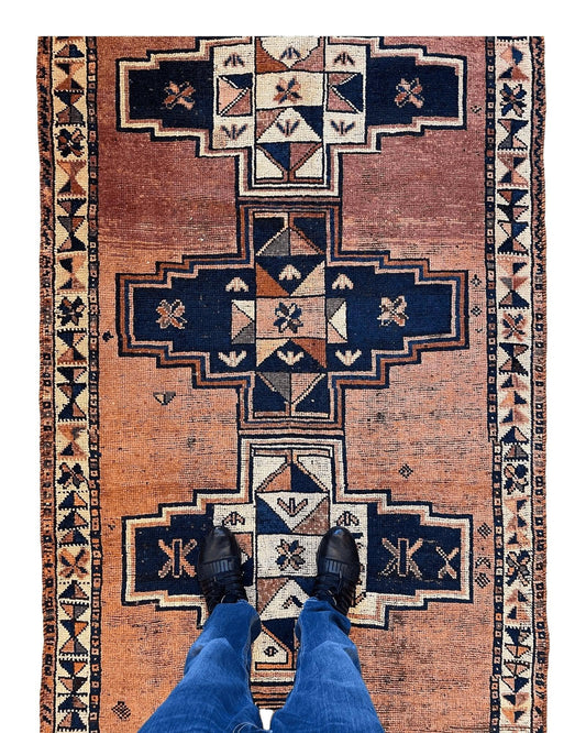Antique Luri Persian Tribal Rug 4’4”x12’9” - Tampa Home & Garden Store