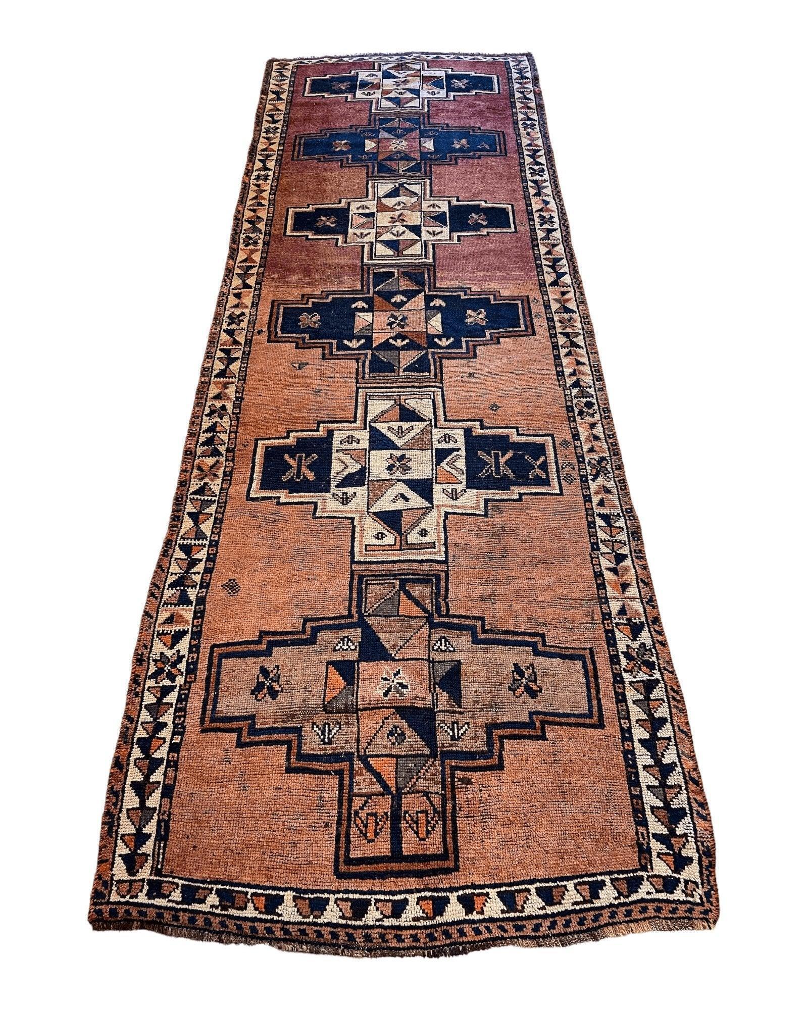 Antique Luri Persian Tribal Rug 4’4”x12’9” - Tampa Home & Garden Store