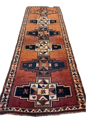 Antique Luri Persian Tribal Rug 4’4”x12’9” - Tampa Home & Garden Store