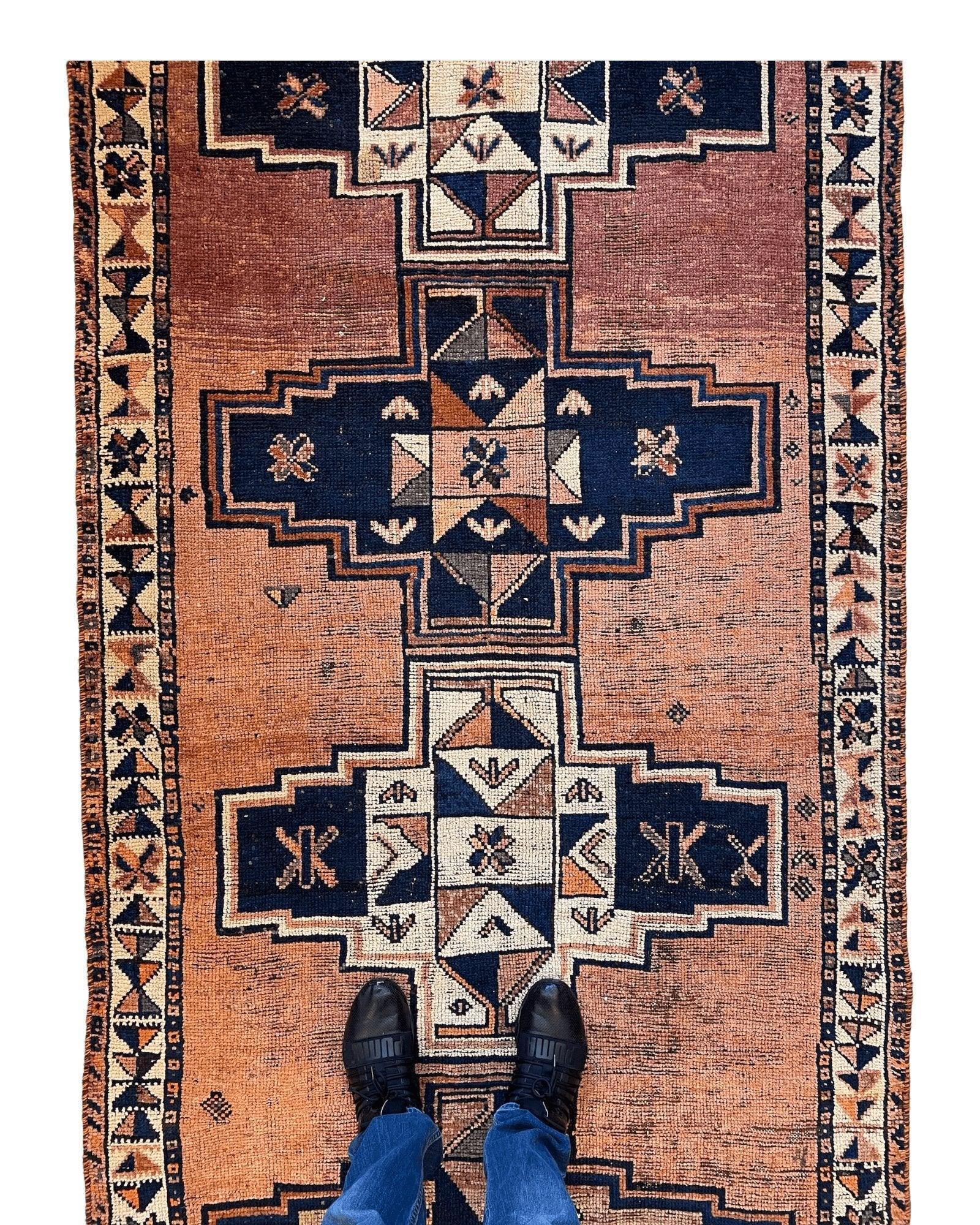 Antique Luri Persian Tribal Rug 4’4”x12’9” - Tampa Home & Garden Store