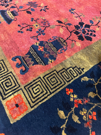 Antique Nicholas Chinese Art Deco Rug - 8'2" X 9'9" - Tampa Home & Garden Store