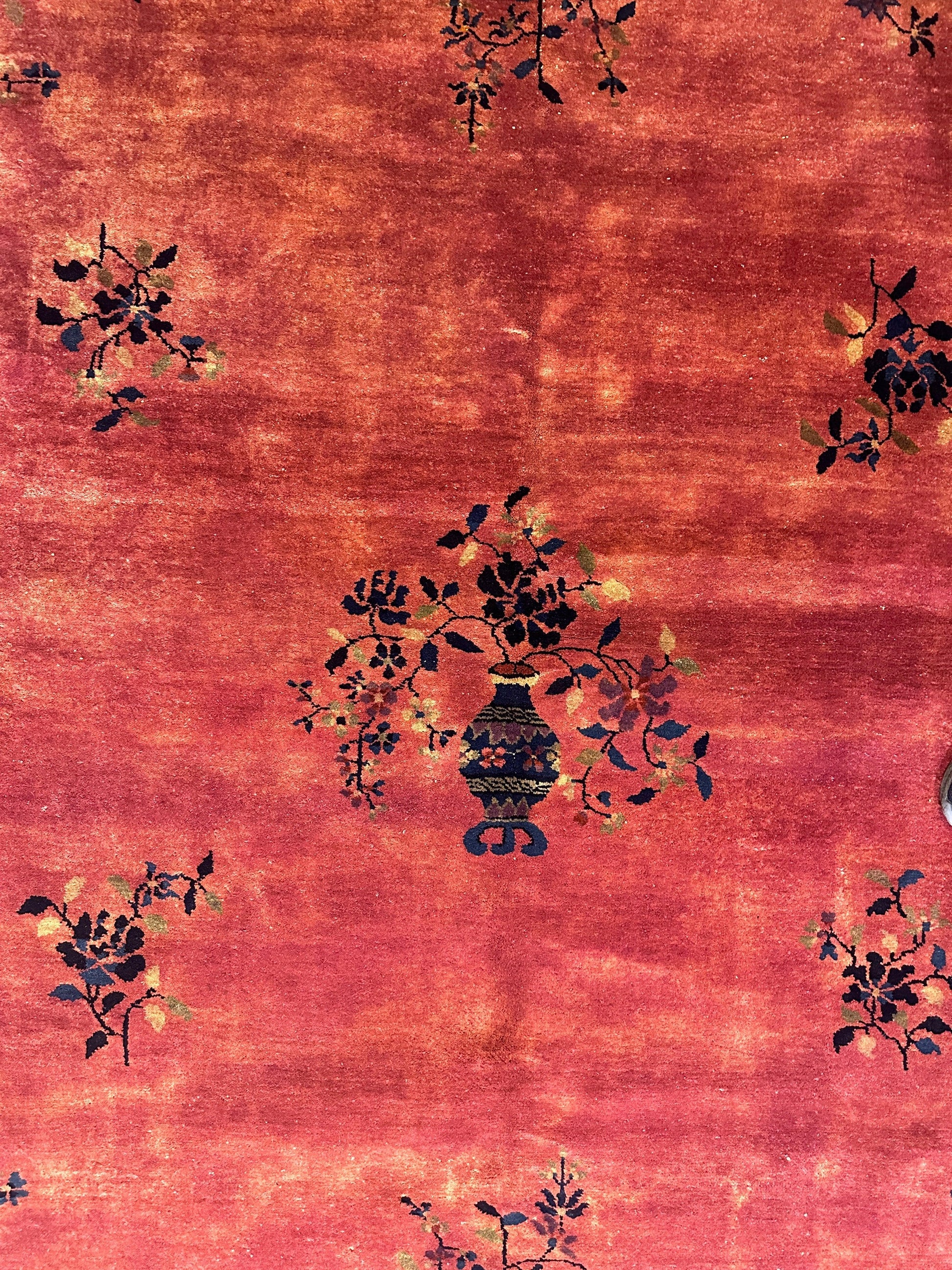 Antique Nicholas Chinese Art Deco Rug - 8'2" X 9'9" - Tampa Home & Garden Store