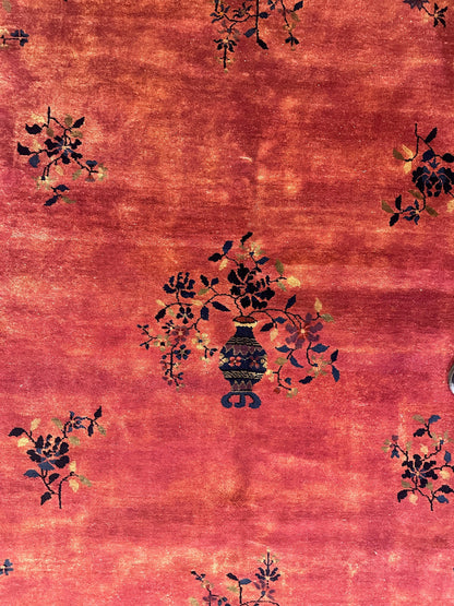 Antique Nicholas Chinese Art Deco Rug - 8'2" X 9'9" - Tampa Home & Garden Store
