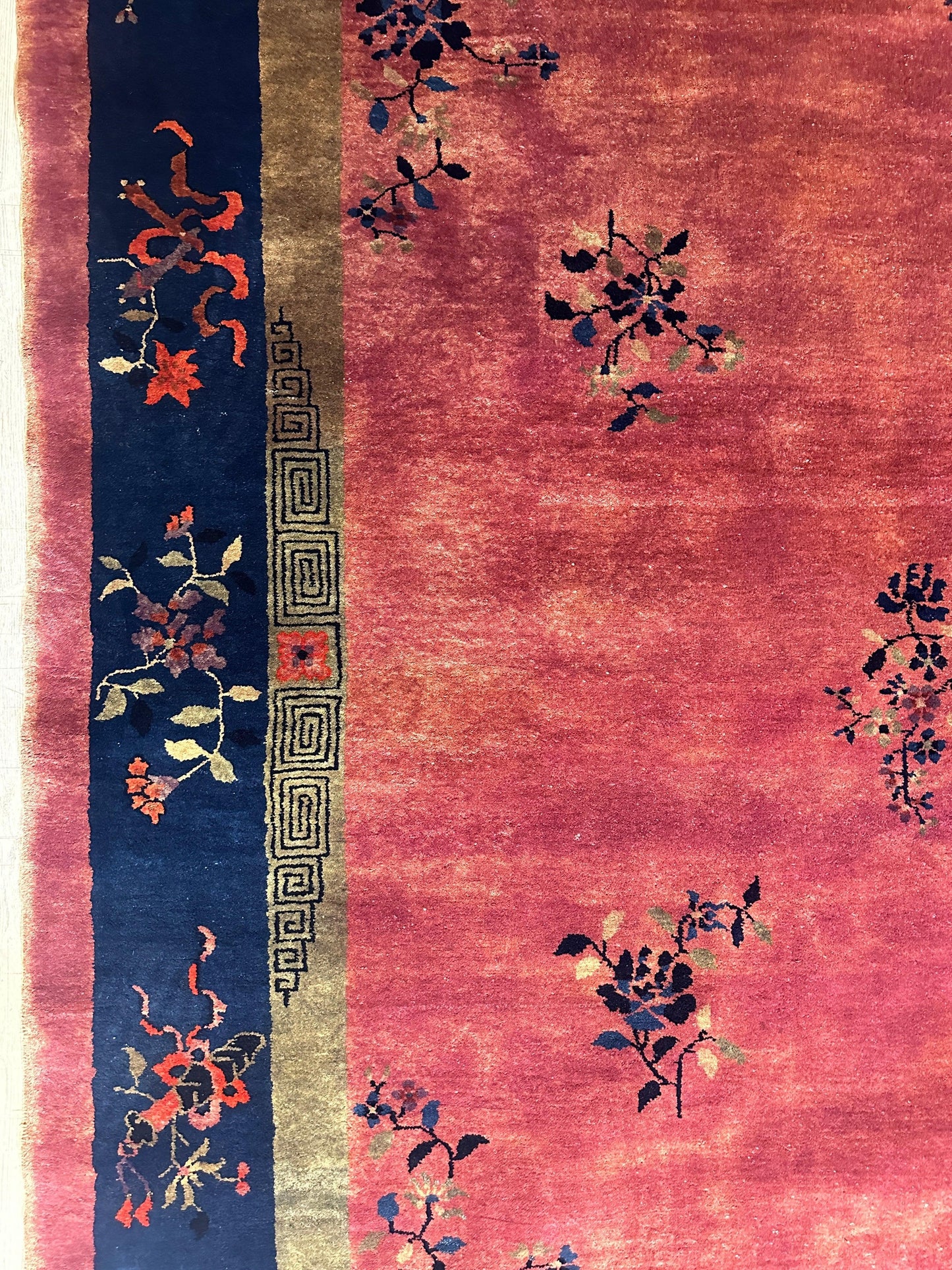 Antique Nicholas Chinese Art Deco Rug - 8'2" X 9'9" - Tampa Home & Garden Store