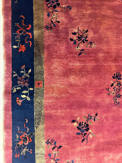 Antique Nicholas Chinese Art Deco Rug - 8'2" X 9'9" - Tampa Home & Garden Store
