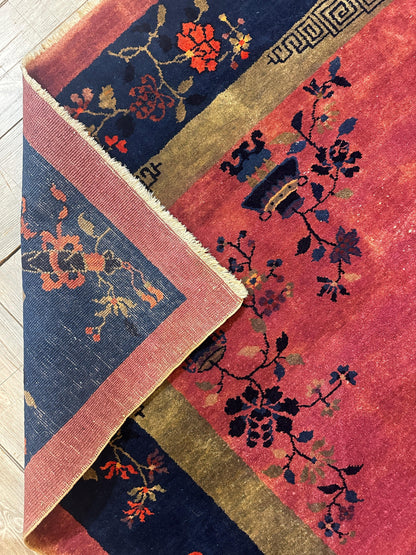 Antique Nicholas Chinese Art Deco Rug - 8'2" X 9'9" - Tampa Home & Garden Store