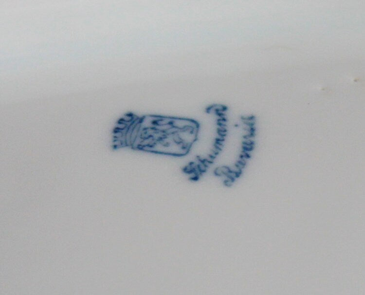 Antique Oval Bowl with Scalloped Intricate Rim ,  Bavarian Porcelain Bowl with Children Playing Images. - Tampa Home & Garden Store