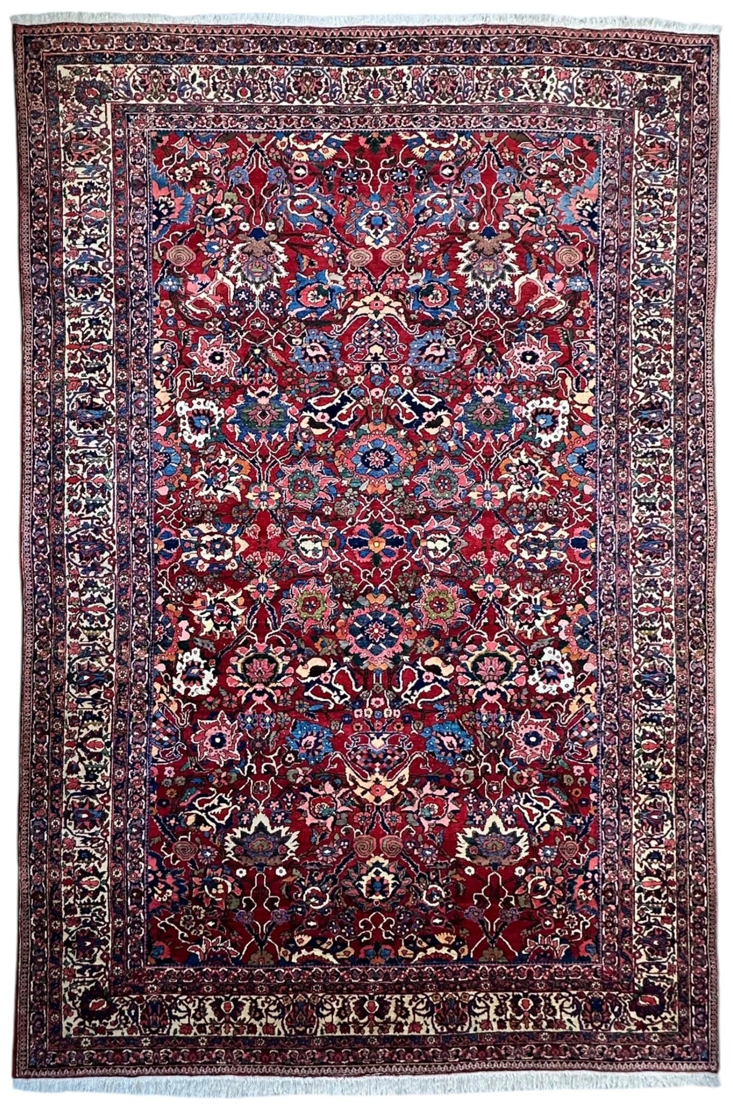 Antique Persian Bakhtiari Rug – Timeless Masterpiece 8'6" x 13'2" - Tampa Home & Garden Store