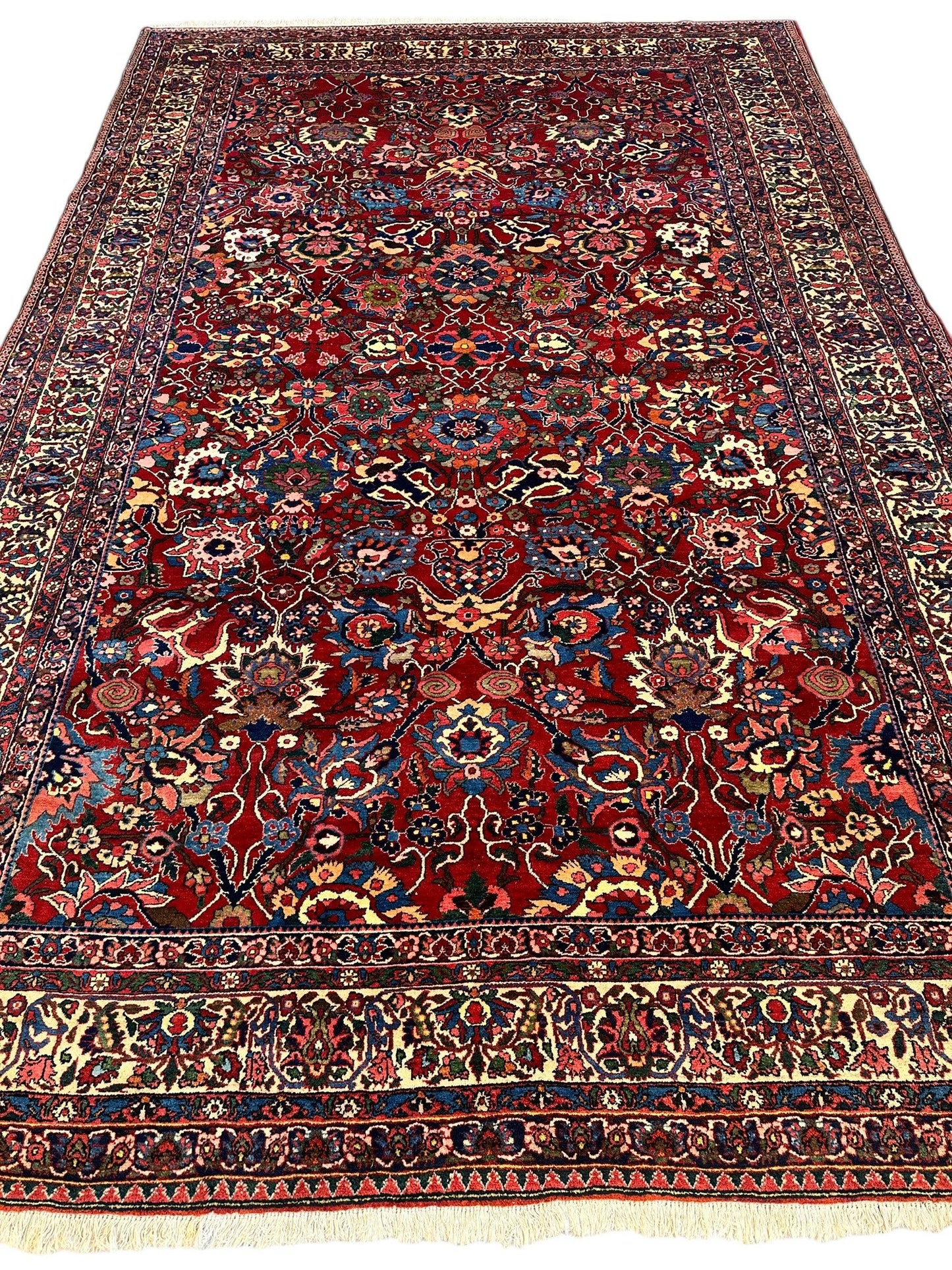 Antique Persian Bakhtiari Rug – Timeless Masterpiece 8'6" x 13'2" - Tampa Home & Garden Store