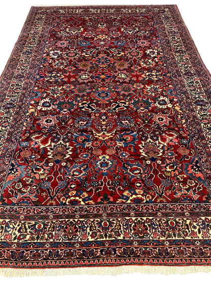 Antique Persian Bakhtiari Rug – Timeless Masterpiece 8'6" x 13'2" - Tampa Home & Garden Store