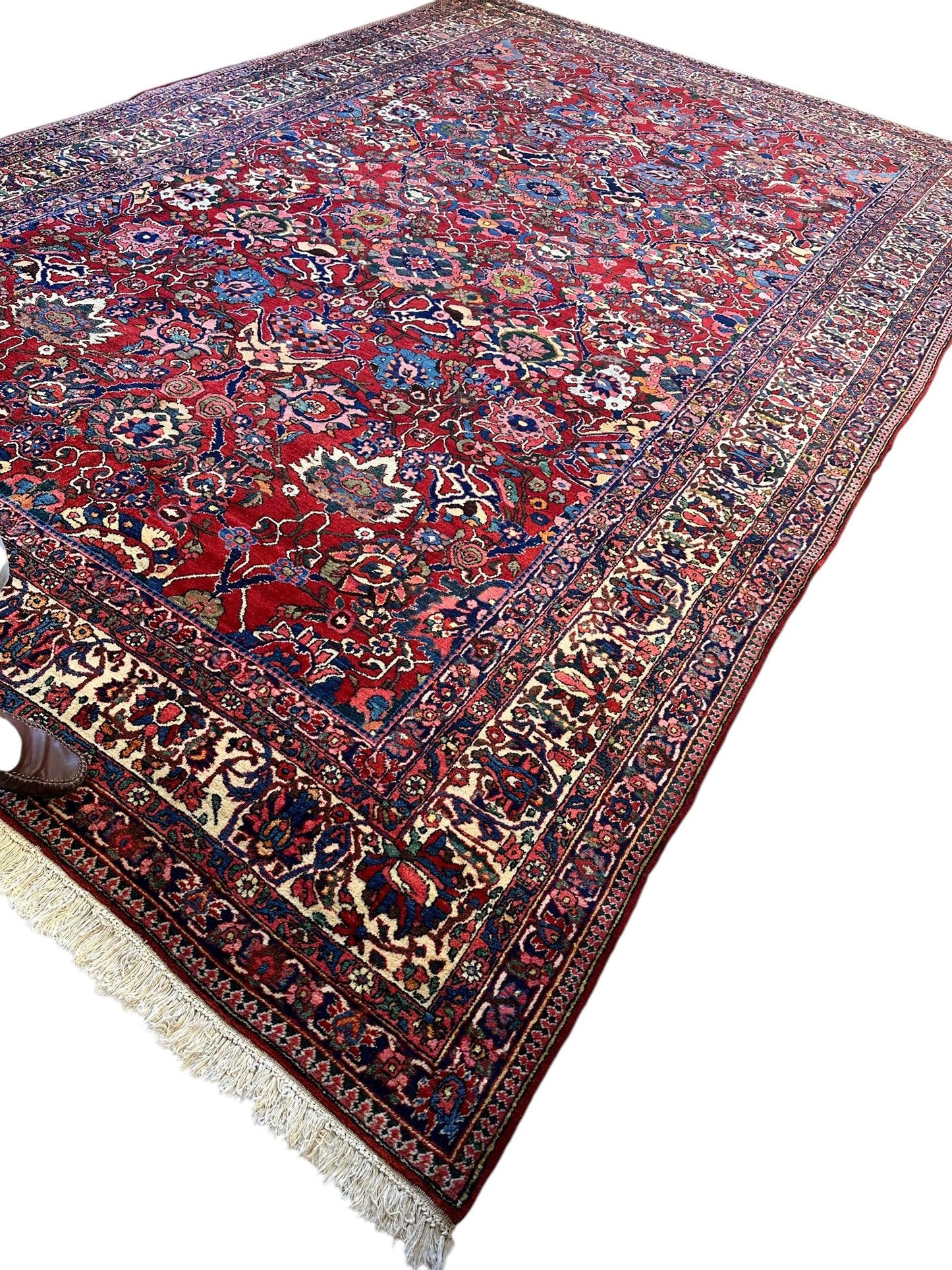 Antique Persian Bakhtiari Rug – Timeless Masterpiece 8'6" x 13'2" - Tampa Home & Garden Store