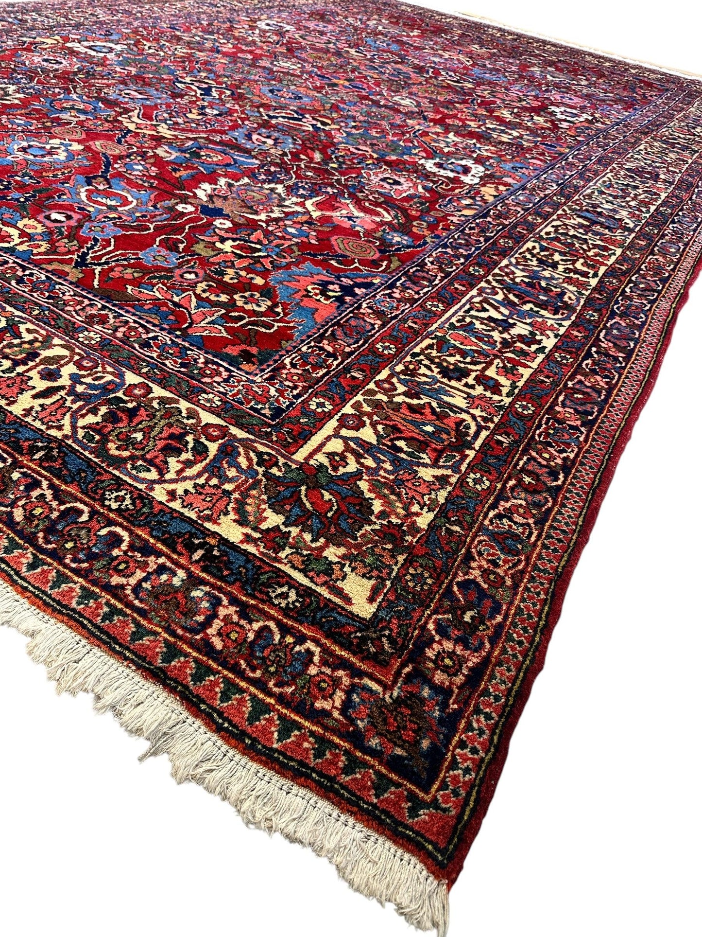 Antique Persian Bakhtiari Rug – Timeless Masterpiece 8'6" x 13'2" - Tampa Home & Garden Store