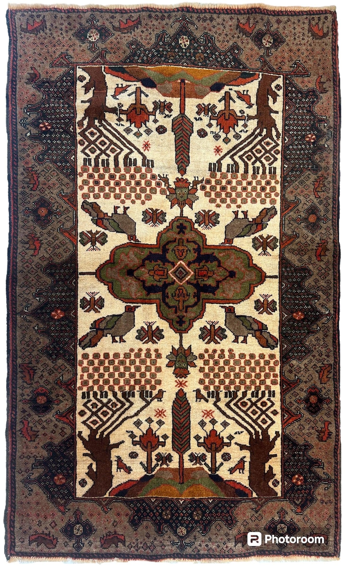 Antique Persian Baloch, Baluch Rug 2’10 x 4’8” - Tampa Home & Garden Store