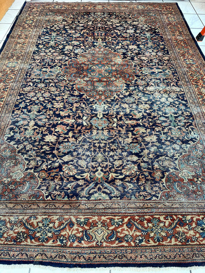 Antique Persian Mahal Rug 8’3”x12’ - Circa 1900 Treasure - Tampa Home & Garden Store