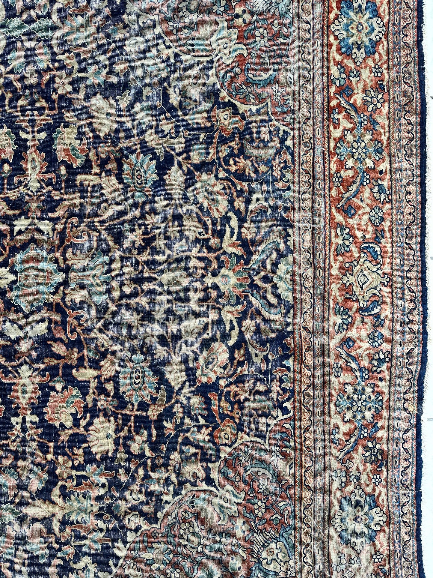 Antique Persian Mahal Rug 8’3”x12’ - Circa 1900 Treasure - Tampa Home & Garden Store