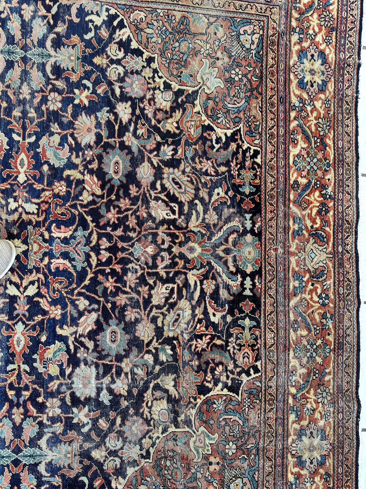 Antique Persian Mahal Rug 8’3”x12’ - Circa 1900 Treasure - Tampa Home & Garden Store
