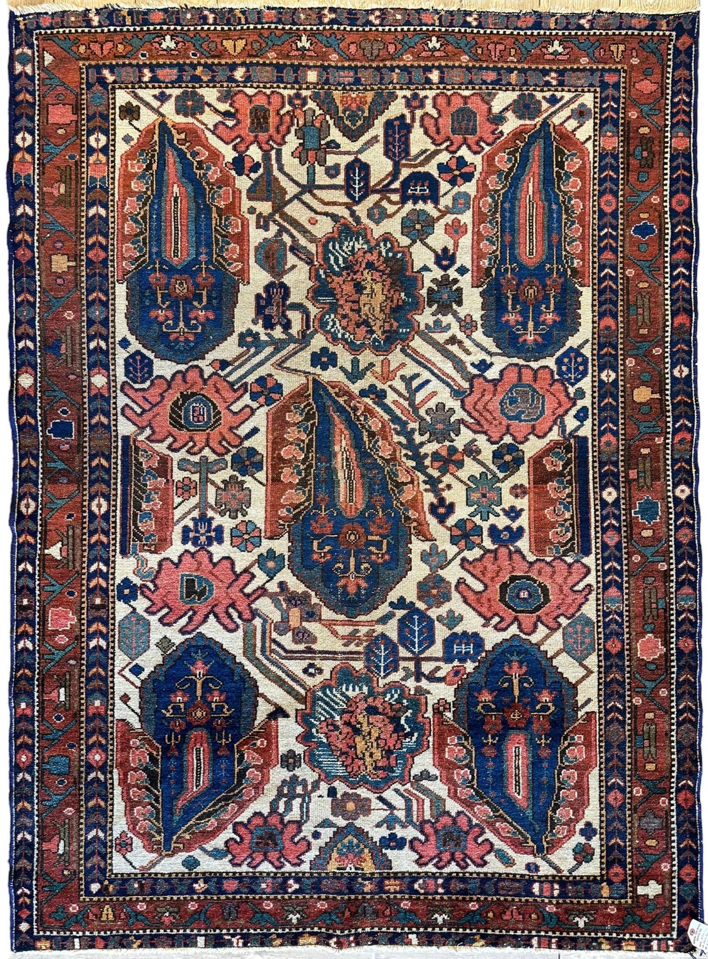 Antique Persian Malayar Circa 1900 4’10 x 6’7” - Tampa Home & Garden Store