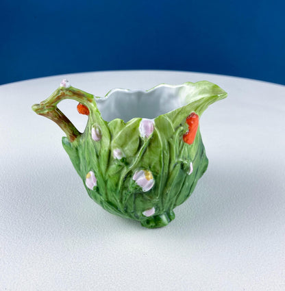 Antique Porcelain Pitcher Creamer Jug Shaped like Tomato Pumpkin. Bavaria Royal Bayreuth Porcelain. Modern Farmhouse. Dining Room Decor. - Tampa Home & Garden Store