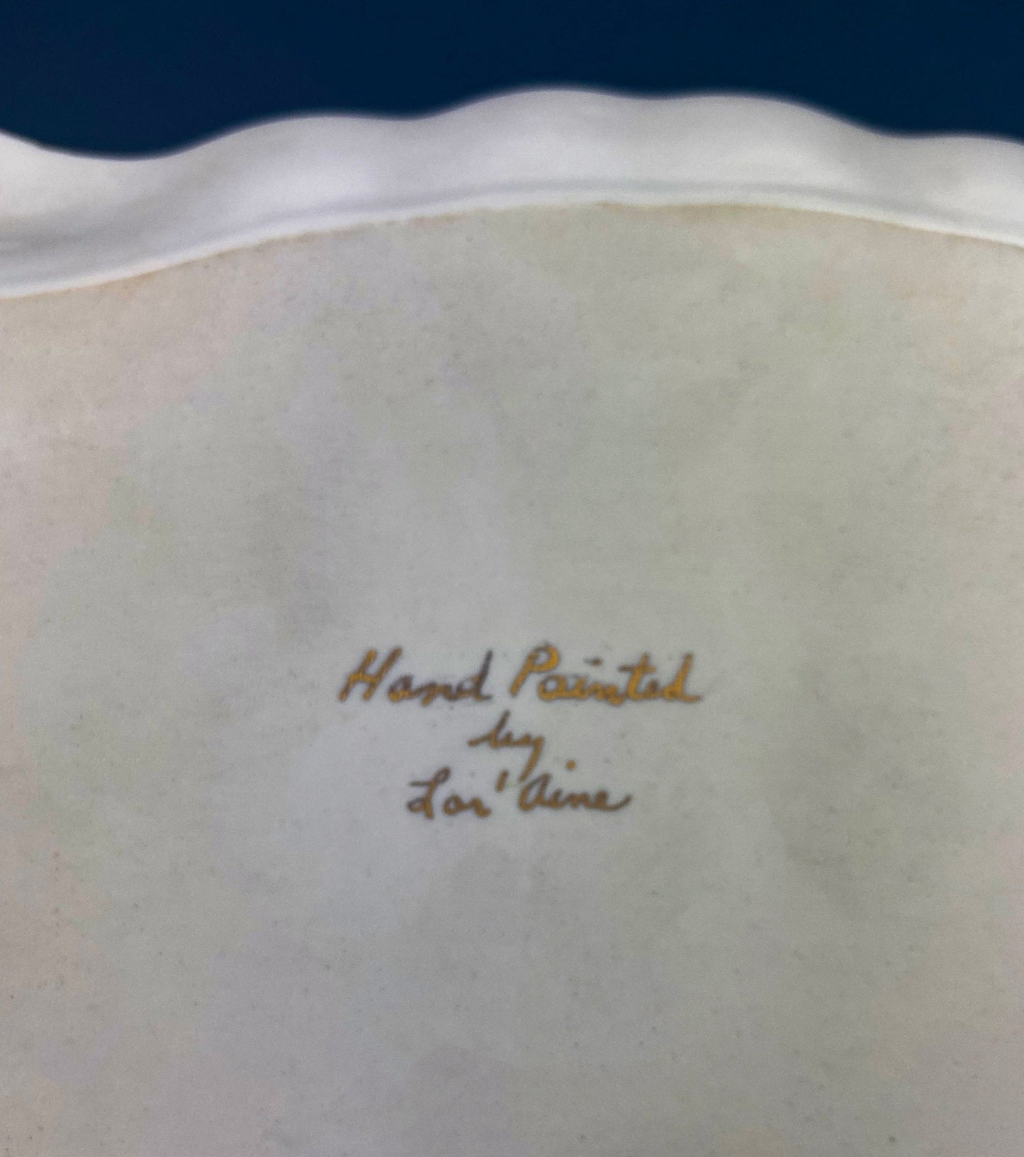 Antique Porcelain Tray for Cosmetics, Perfume, Bath Products, as Breakfast Tray or for Tea Parties. Hand-Painted & Signed by Artist. - Tampa Home & Garden Store
