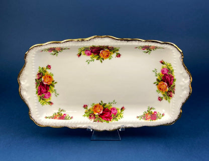 Antique Porcelain Tray for Cosmetics, Perfume, Bath Products, as Breakfast Tray or for Tea Parties. Hand-Painted & Signed by Artist. - Tampa Home & Garden Store