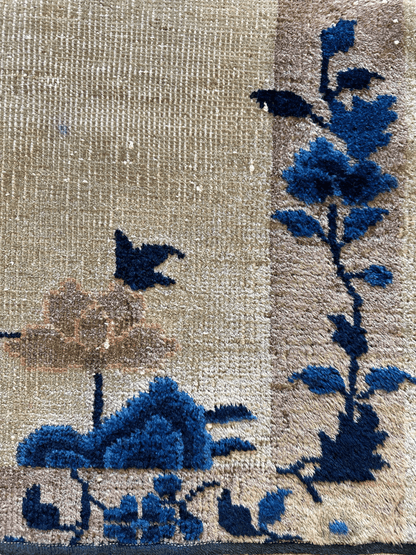 Antique Small Art Deco Chinese Rug 24” x 30” - Tampa Home & Garden Store