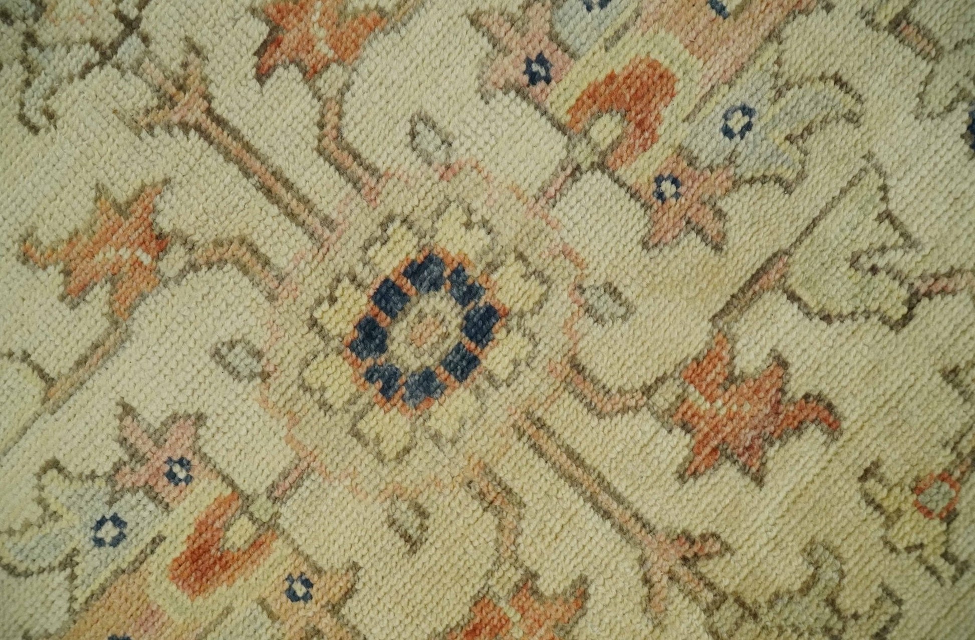 Antique Style Empress Tabriz 6x8 Hand Knotted Beige and Rust Modern Traditional Wool Rug | N35368 - Tampa Home & Garden Store