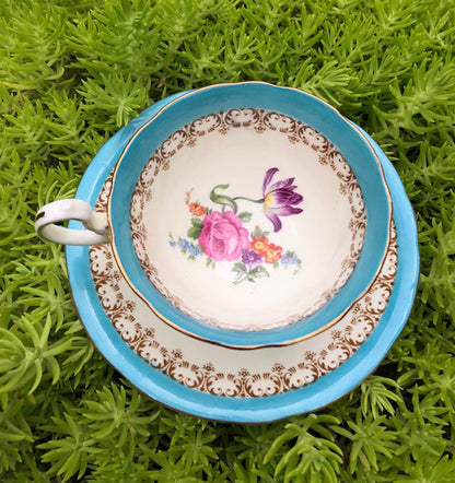 Antique Tea Cup and Saucer by Aynsley, England - Tampa Home & Garden Store