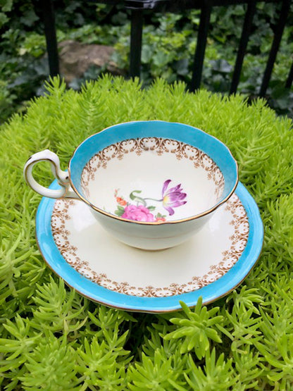 Antique Tea Cup and Saucer by Aynsley, England - Tampa Home & Garden Store