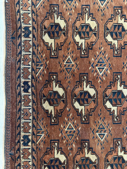 Antique Tekke Yomud Yomut Saryk Chuval Rug Bag Face, Turkmen Rug, Turkoman Rug 2’6”x3’9” - Tampa Home & Garden Store