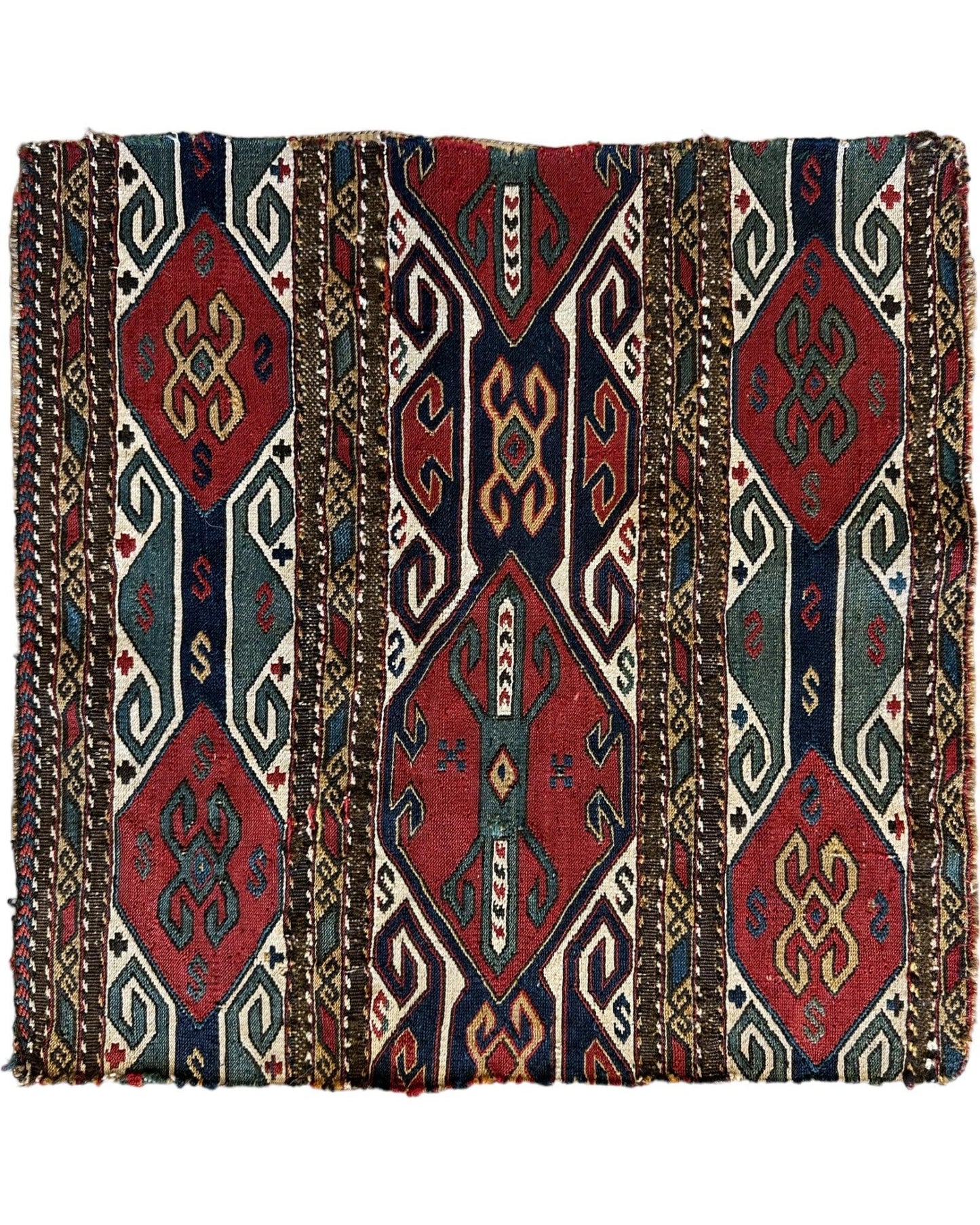 Antique Tribal Cradleface - 18" X 18" - Tampa Home & Garden Store