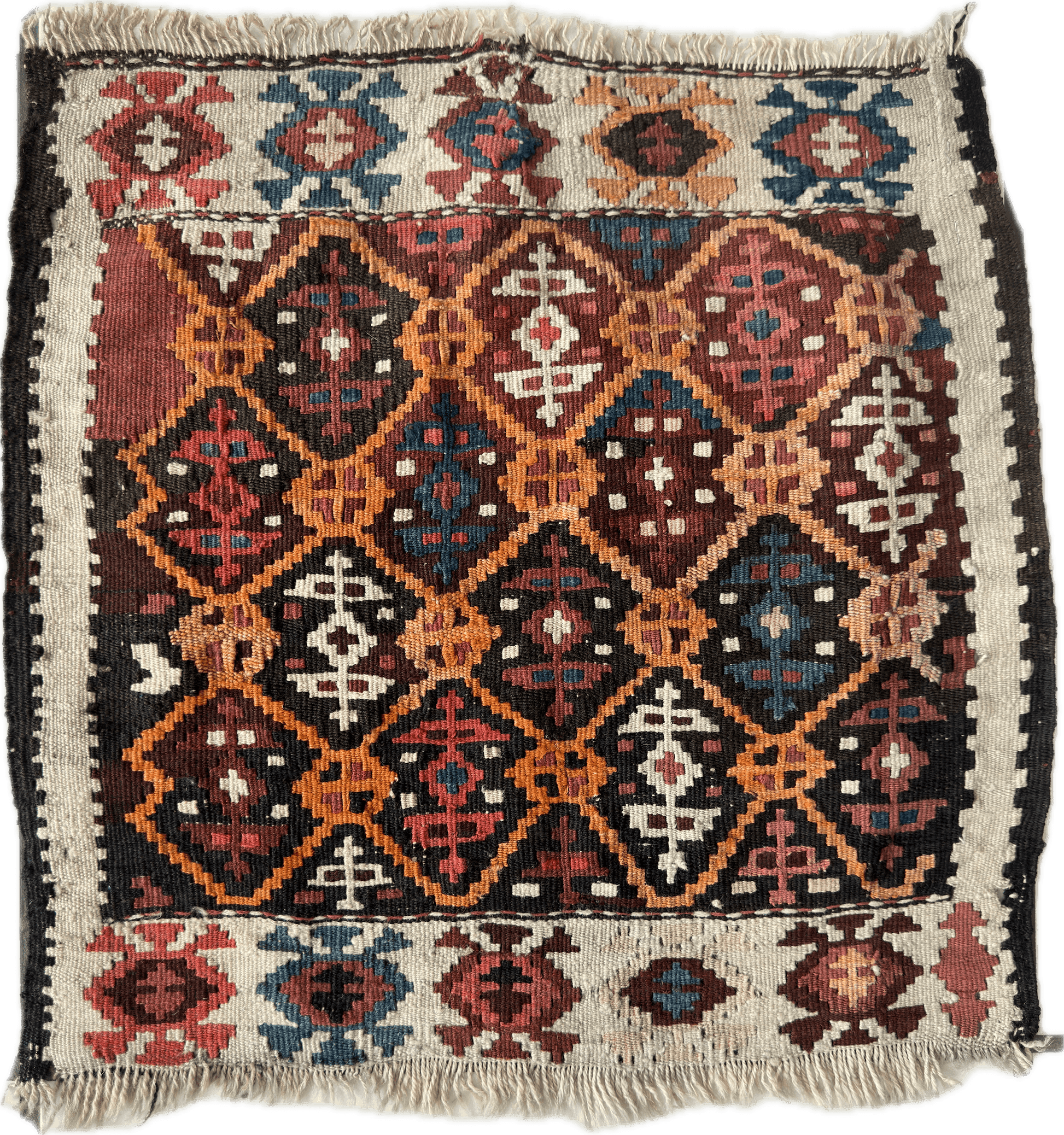 Antique Tribal Shahsavan Caucasian Bagface - 26" X 18" - Tampa Home & Garden Store