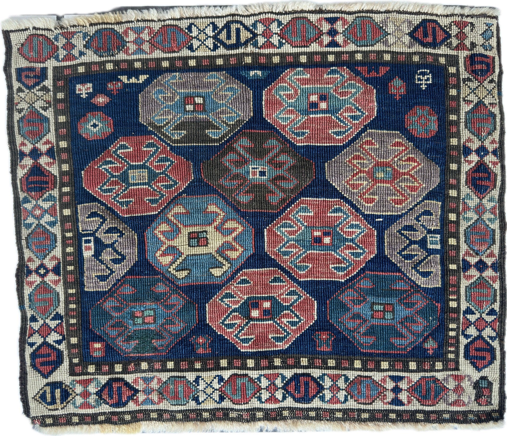 Antique Tribal Shahsavan Caucasian Bagface - 26" X 18" - Tampa Home & Garden Store