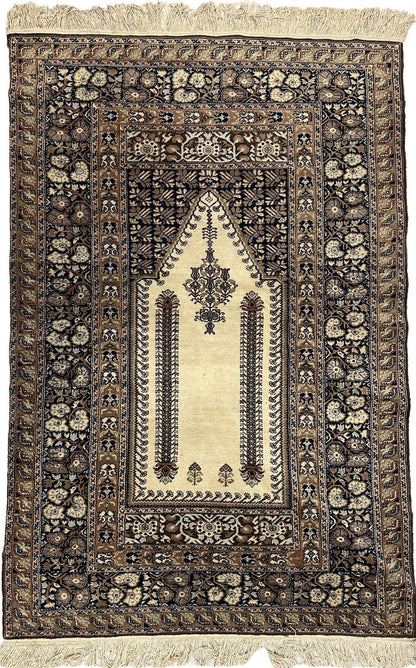 Antique Turkish Panderma Prayer Rug - Tampa Home & Garden Store