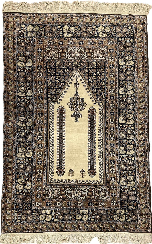 Antique Turkish Panderma Prayer Rug - Tampa Home & Garden Store