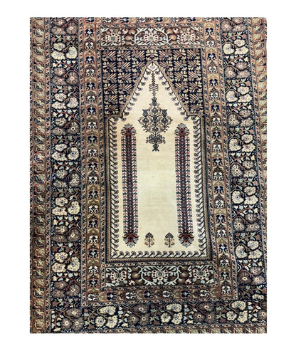 Antique Turkish Panderma Prayer Rug - Tampa Home & Garden Store