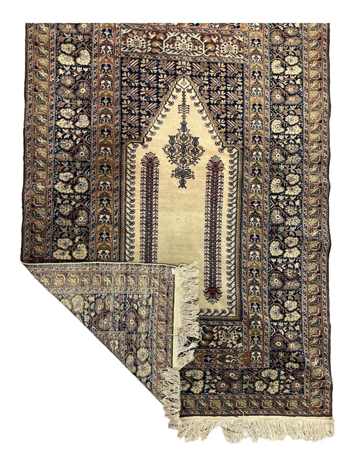 Antique Turkish Panderma Prayer Rug - Tampa Home & Garden Store