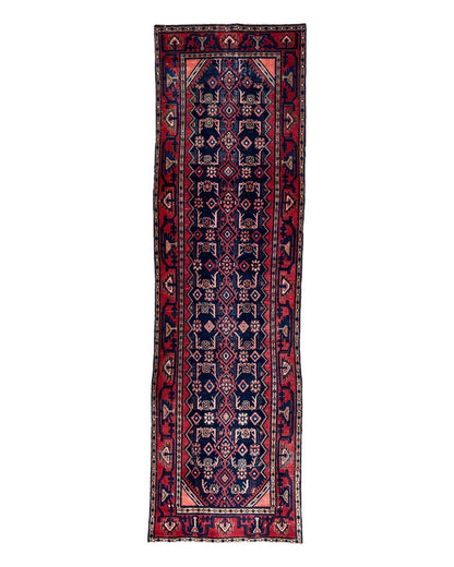 Antique Vegetable Dye Malayer Persian Runner Rug 3x10’4” - Tampa Home & Garden Store