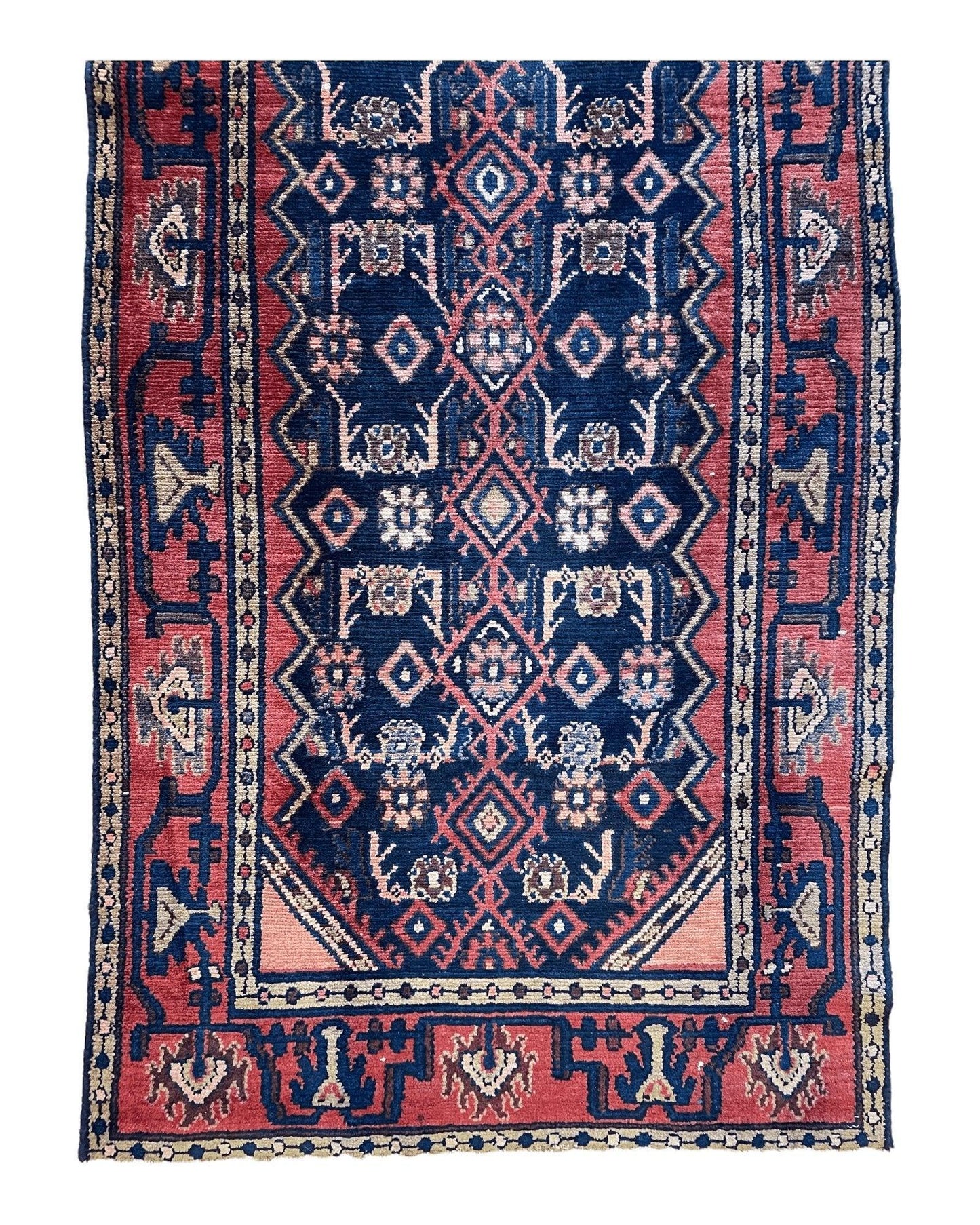 Antique Vegetable Dye Malayer Persian Runner Rug 3x10’4” - Tampa Home & Garden Store